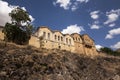 Historical Greek Houses in Guzelyurt, Aksaray,Turkey Royalty Free Stock Photo