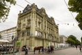 Historical green building in Odessa Ukraine