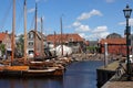 Historical harbour of Spakenburg or Bunschoten-Spakenburg