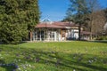 The historical health resort house with pavilion in Bad Herrenalb