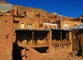 Historical house buildings in Abyaneh village , Iran Royalty Free Stock Photo
