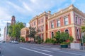 Historical houses in center of Launceston, Australia