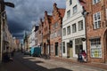 Historical houses in old Lubeck, Germany Royalty Free Stock Photo