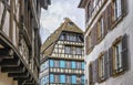 Historical houses in Petite France, Strasbourg Royalty Free Stock Photo