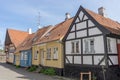 Historical houses in Sonderborg, Denmark