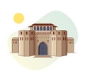 Historical Icon Pune City - Shaniwar Wada Icon Illustration