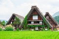 Historical Japanese Village - Shirakawago Royalty Free Stock Photo