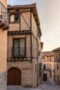 The historical Jewish neighborhood of Segovia. Royalty Free Stock Photo