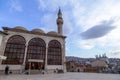 Historical Kestane Pazari Mosque view in Kemeralti. Izmir, Turkey