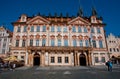 Historical Kinsky palace of 18th century, now art museum, part of Narodni Galerie Royalty Free Stock Photo