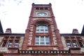 The Historical De Witt County Courthouse in Cuero, Texas along t