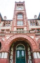 The Historical De Witt County Courthouse in Cuero, Texas along t