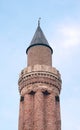 Historical Landmark Grooved Minaret Yivli Minare Kaleici, Antalya, Turkey Royalty Free Stock Photo