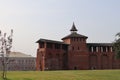 Historical landscape - Kremlin, old red brick fortress, beautiful architectural ensemble of the old small town Royalty Free Stock Photo