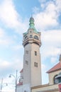 Historical Lighthouse on Baltic sea in Sopot, Poland Royalty Free Stock Photo