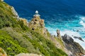 The old Cape Point Lighthouse, Cape Town, South Africa Royalty Free Stock Photo