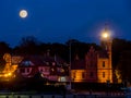 Lighthouse in Ustka, Poland Royalty Free Stock Photo