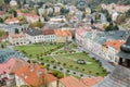 Historical main sqaure in baroque style - Slovakia