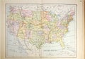 Historical map of USA