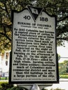 Historical Marker in Columbia, South Carolina