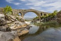Historical Mesi Bridge, Shkoder, Albania Royalty Free Stock Photo
