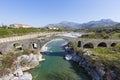 Historical Mesi Bridge, Shkoder, Albania Royalty Free Stock Photo