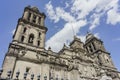 The historical Mexico City Metropolitan Cathedral Royalty Free Stock Photo