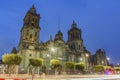 The historical Mexico City Metropolitan Cathedral Royalty Free Stock Photo