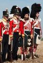 Historical military uniform of British army