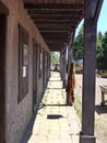 Historical miners village in lota coal mine museum