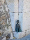 historical mini sculpture guard at VeszprÃ©m Castle