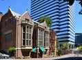 Historical and Modern Building in Dowtown Portland, Oregon