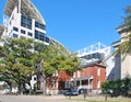 Historical and Modern Buildings in Downtown Mobile, Alabama Royalty Free Stock Photo