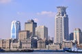 Historical and modern buildings in Shanghai Bund