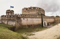 Historical monument and museum of Rome, panoramic view Sant`Angelo castle in Rome , Italy