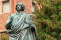 Historic monument of Nicolaus Copernicus in Torun in Poland