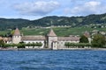Medieval castle in Rolle in Switzerland