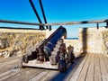 Historical Mussel Loading Canon, Fremantle, Western Australia Royalty Free Stock Photo
