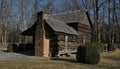 Historical farm in the Great Smoky Mountains of North Carolina