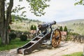 A historical old canon in stromberg, stromburg germany Royalty Free Stock Photo