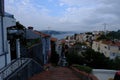 Historical, Old, Colorful Houses in Kuzguncuk, Istanbul, Turkey. Detail scenic view of colorful houses in Istanbul Streets.