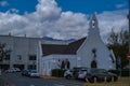 Historical old Dutch bouldings in Stellenbosch old town Western Cape South Africa