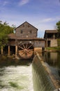 Historical Old Grist Mill along the Little Pigeon River in Tennessee Royalty Free Stock Photo