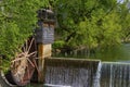 Historical Old Grist Mill along the Little Pigeon River in Tennessee Royalty Free Stock Photo