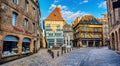 Historical Old town of Dinan, Brittany, France Royalty Free Stock Photo