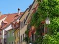 Historical old town of Meersburg with traditional houses at the Lake Constance in Germany. Royalty Free Stock Photo