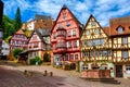 Historical Old town of Miltenberg, Germany Royalty Free Stock Photo