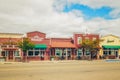 Historical Old Town Orcutt. Coffee shop, bakery, restaurants, street view Royalty Free Stock Photo