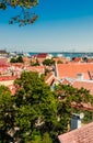 Historical old town of Tallinn, capital of Estonia Royalty Free Stock Photo