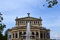 Historical Opera House in Downtown Frankfurt at the River Main, Hessen